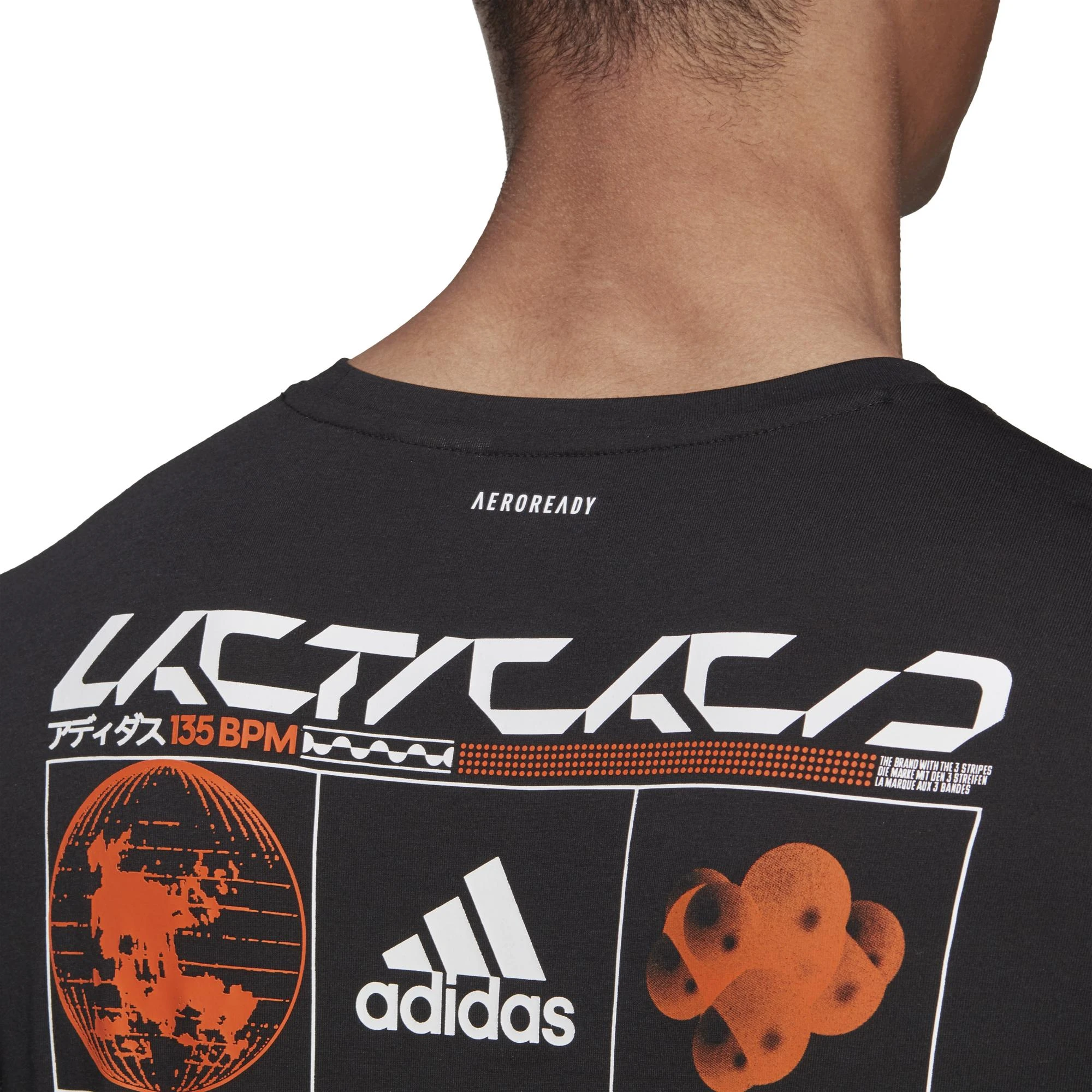 Adidas Marškinėliai Vyrams Conf Gfx Ls Juodas