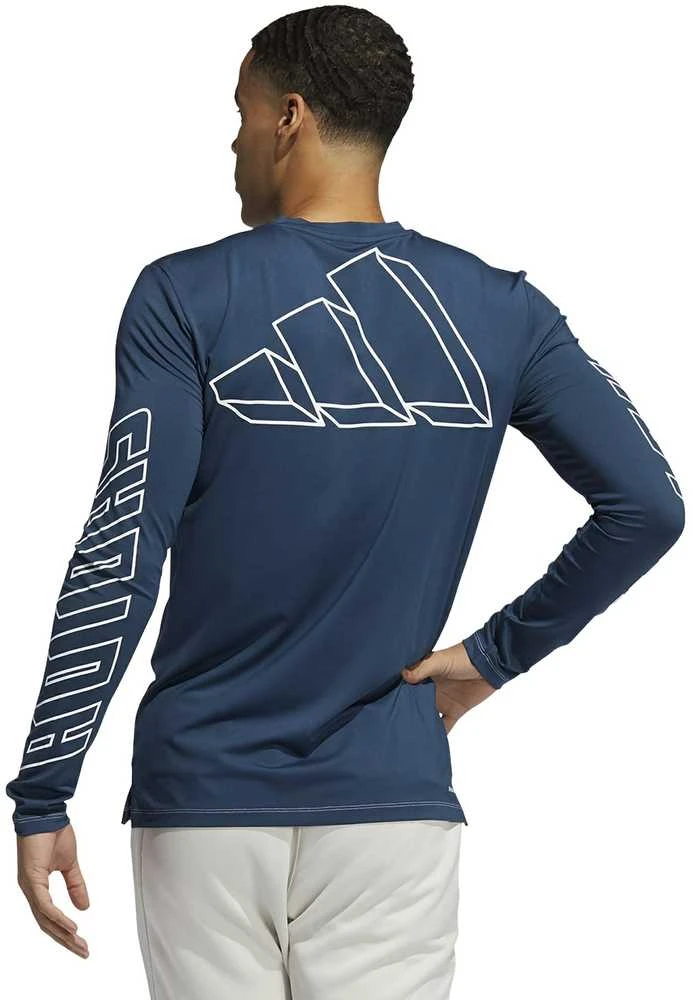Adidas Marškinėliai Vyrams Fb Hype Ls Tee Mėlyna