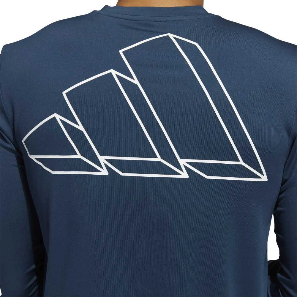 Adidas Marškinėliai Vyrams Fb Hype Ls Tee Mėlyna
