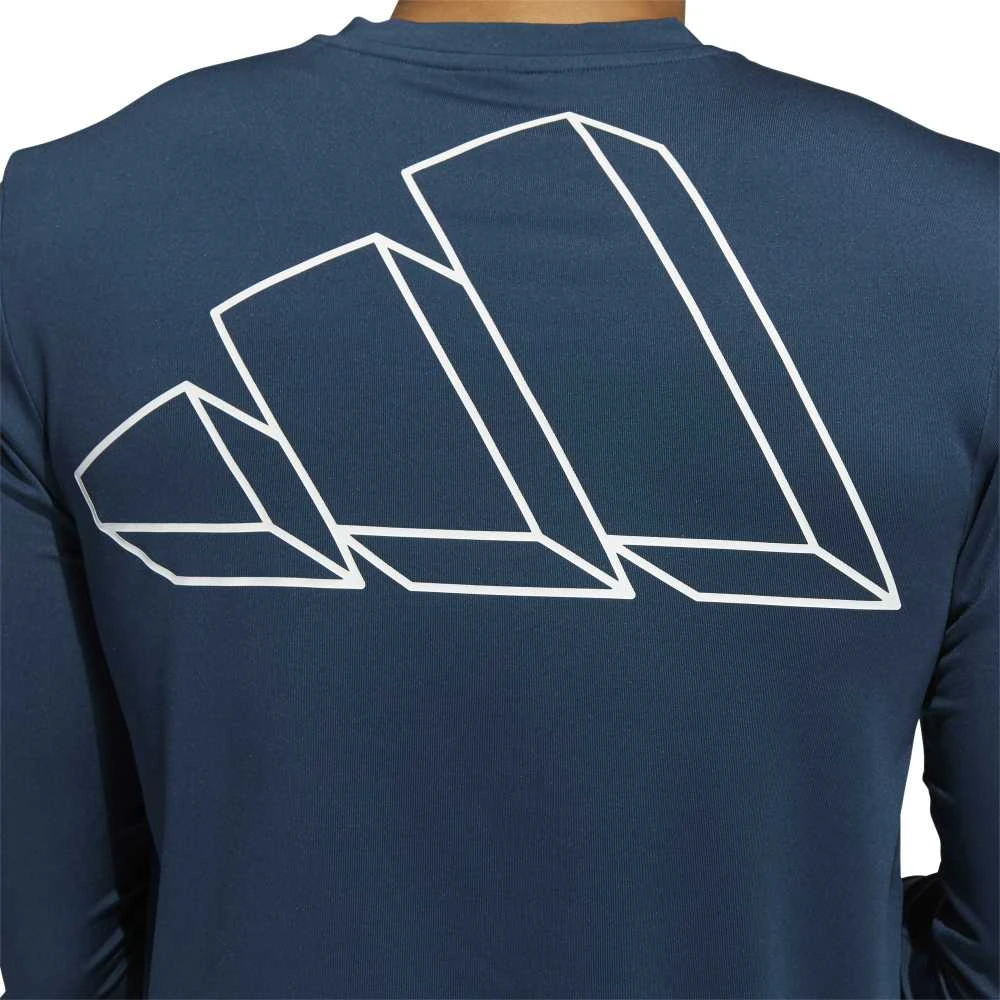 Adidas Marškinėliai Vyrams Fb Hype Ls Tee Mėlyna