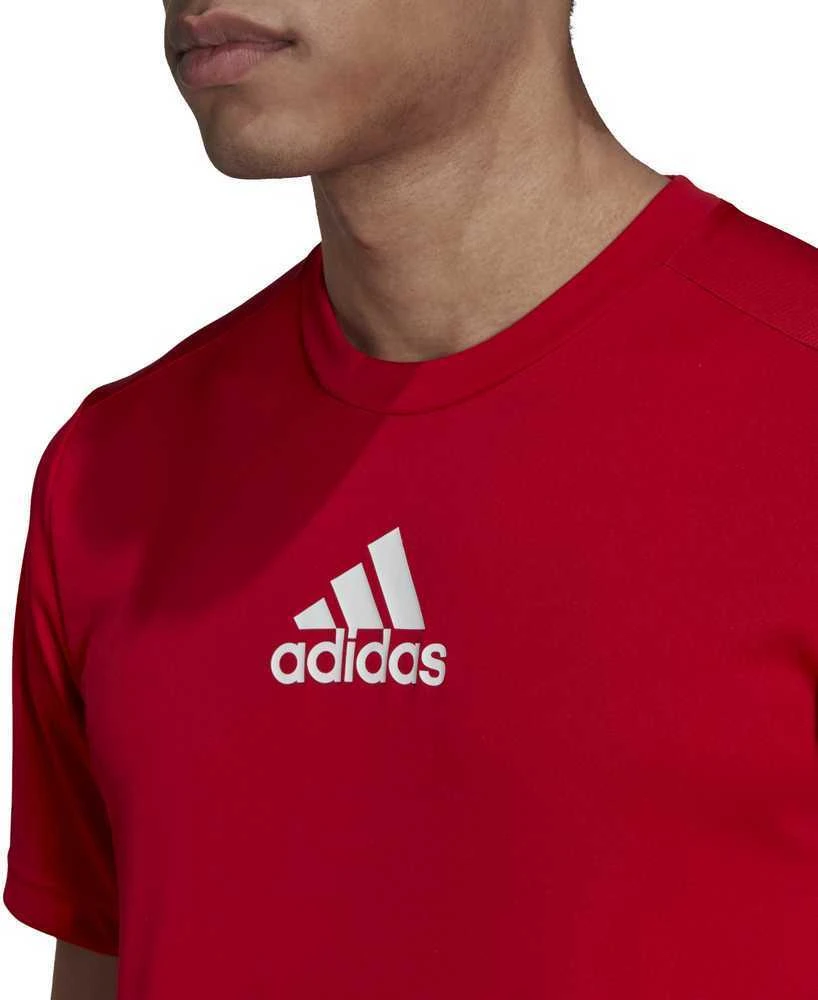 Adidas Marškinėliai Vyrams M 3s Back Tee Raudona GM4318