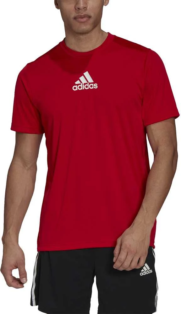 Adidas Marškinėliai Vyrams M 3s Back Tee Raudona GM4318