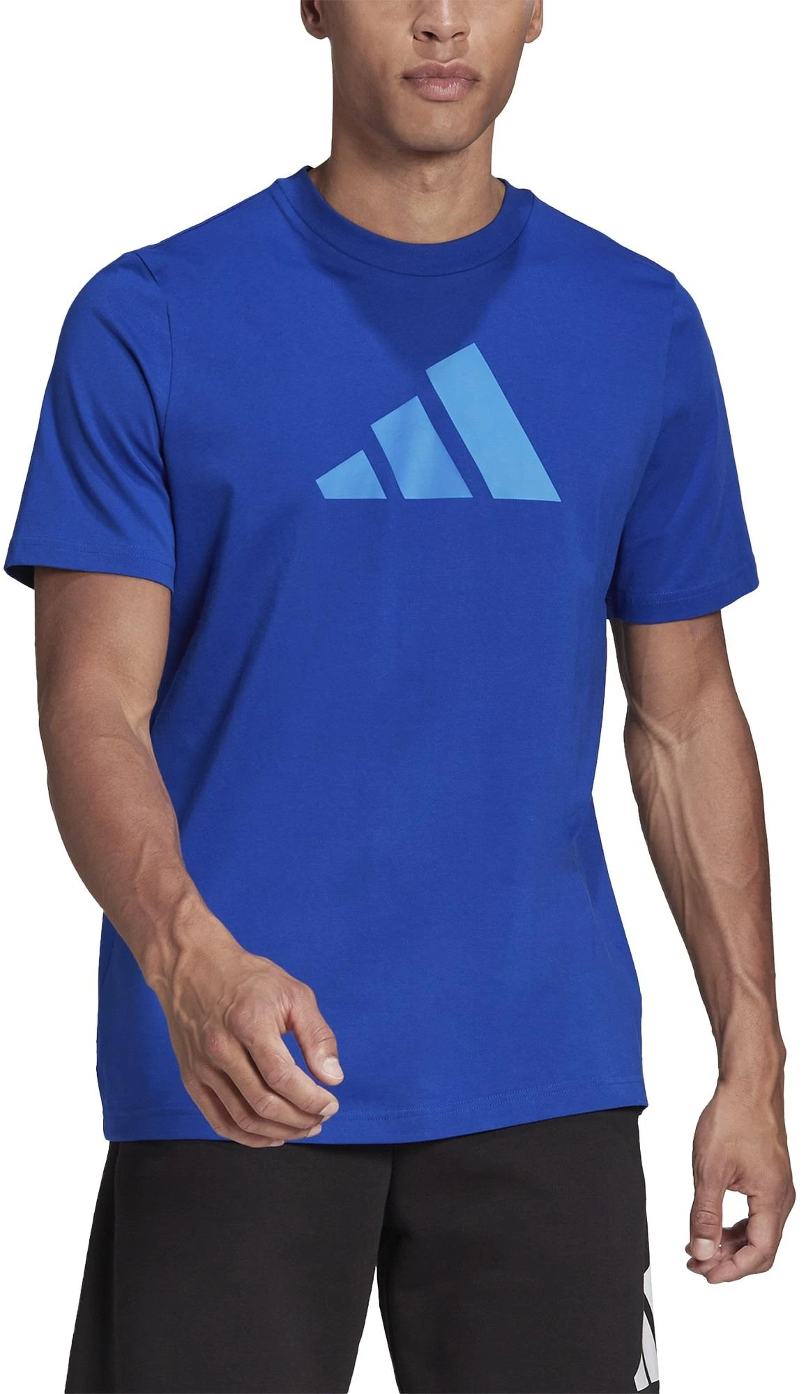 Adidas Marškinėliai Vyrams M Fi 3Bar Tee Mėlyna HE2223