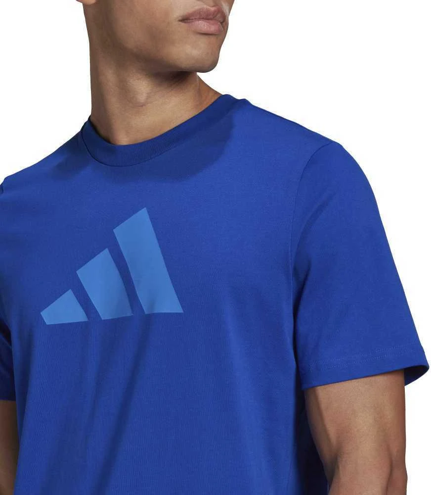 Adidas Marškinėliai Vyrams M Fi 3Bar Tee Mėlyna HE2223