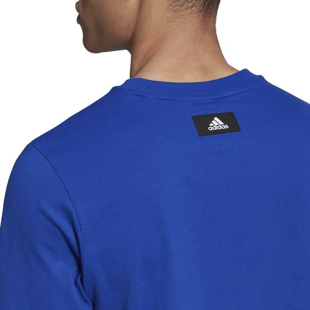 Adidas Marškinėliai Vyrams M Fi 3Bar Tee Mėlyna HE2223