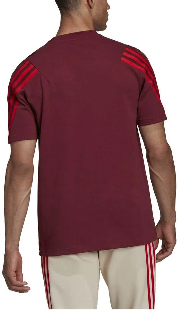 Adidas Marškinėliai Vyrams M Fi 3s Tee Bordo HC5242