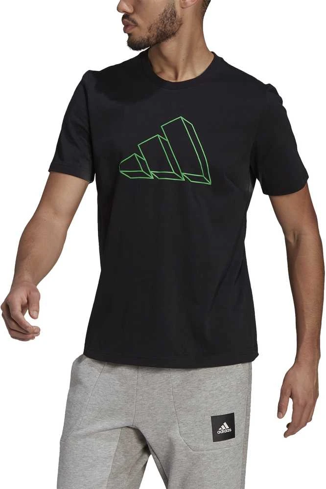 Adidas Marškinėliai Vyrams M Fi Gfx Tee Juodas
