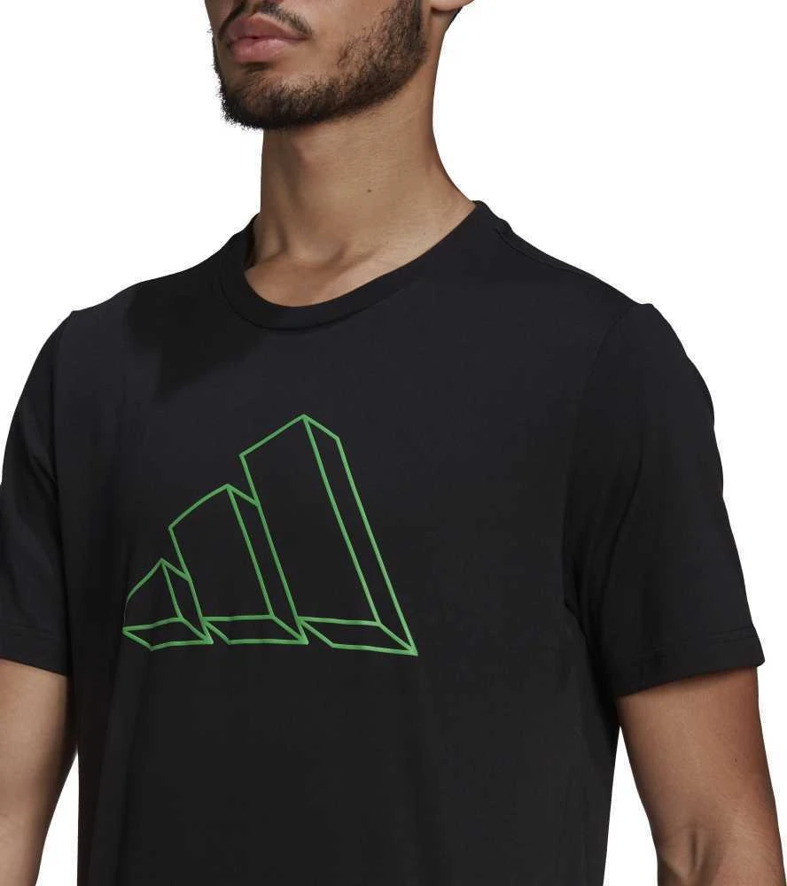Adidas Marškinėliai Vyrams M Fi Gfx Tee Juodas