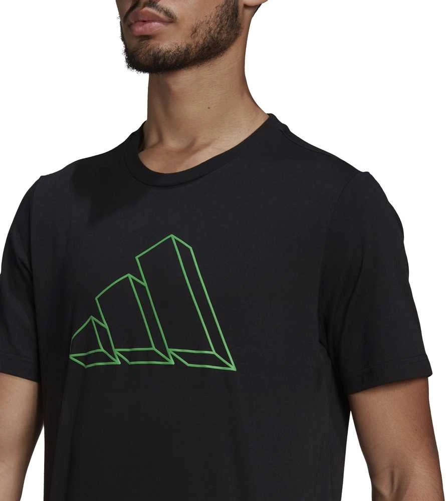 Adidas Marškinėliai Vyrams M Fi Gfx Tee Juodas
