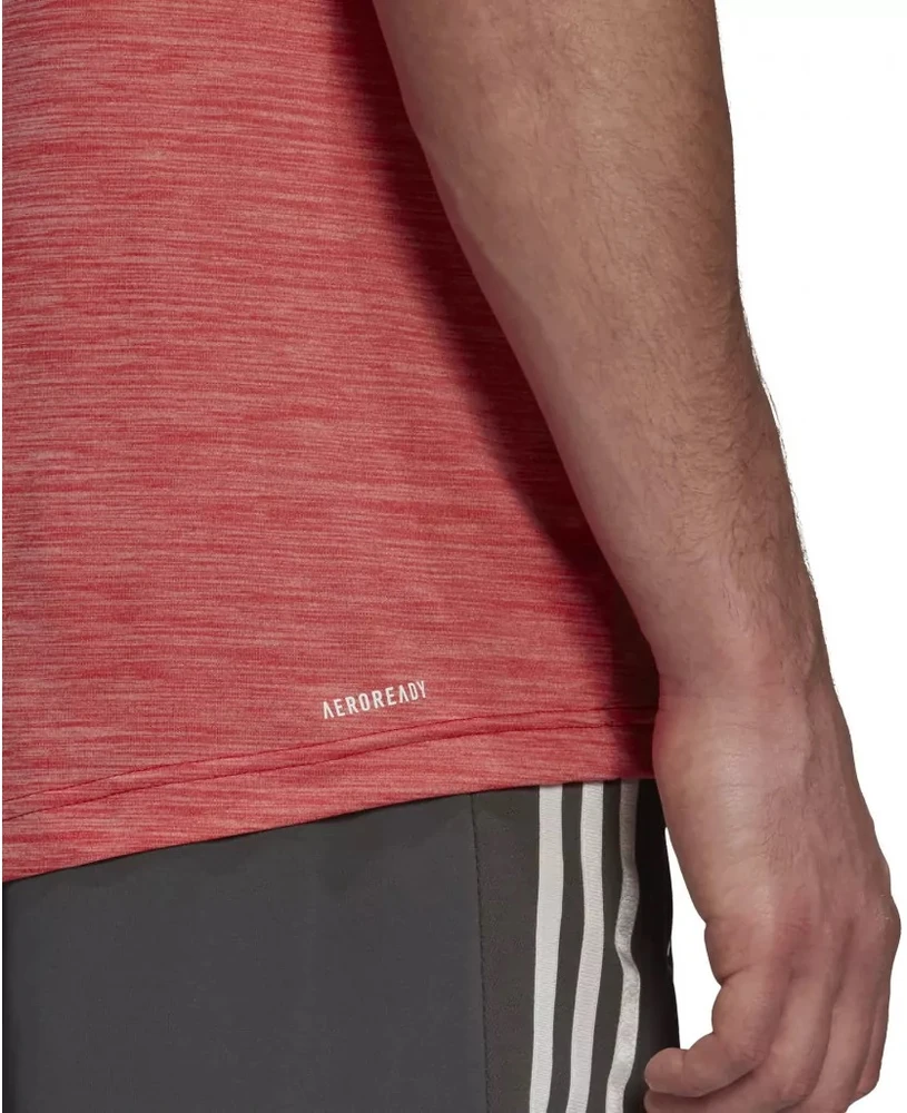 Adidas Marškinėliai Vyrams M Ht El Tee Raudona GM3861