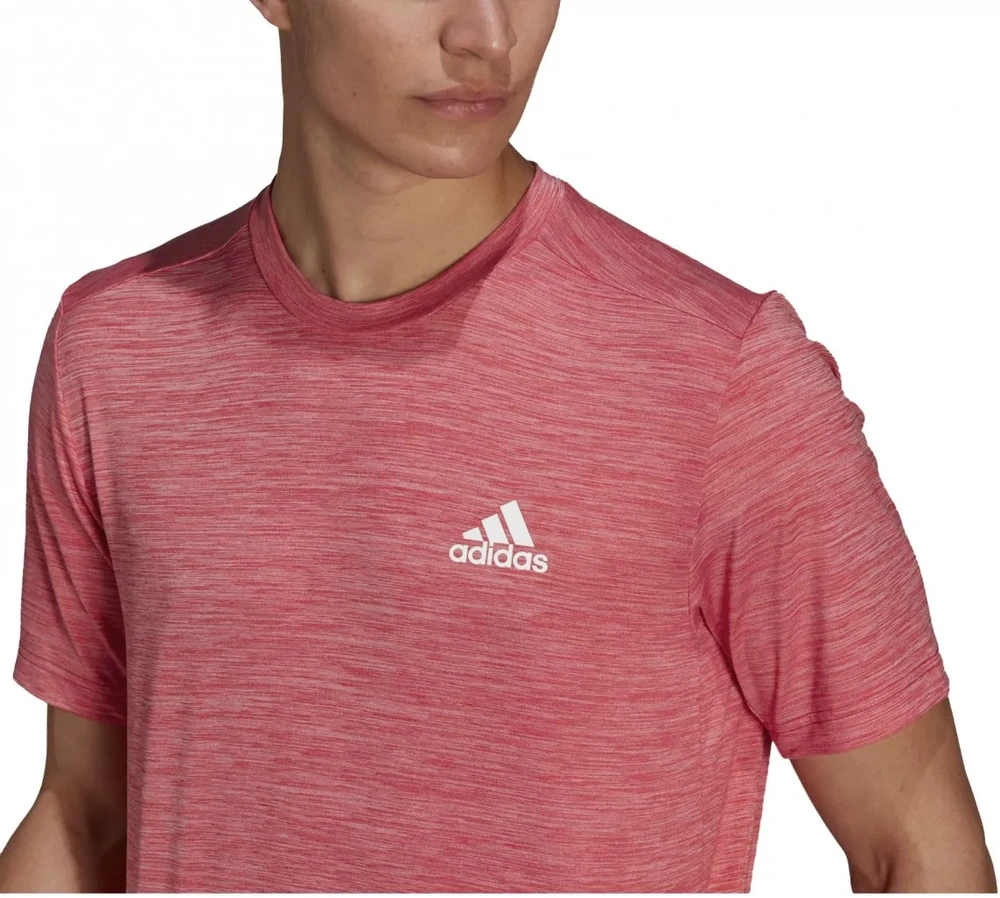 Adidas Marškinėliai Vyrams M Ht El Tee Raudona GM3861