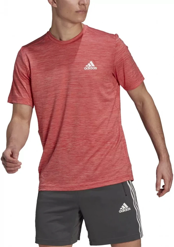 Adidas Marškinėliai Vyrams M Ht El Tee Raudona GM3861