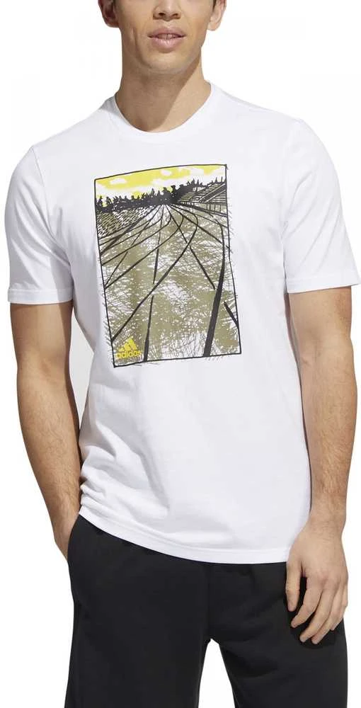 Adidas Marškinėliai Vyrams M Skt Ph G Tee Baltas HK6742