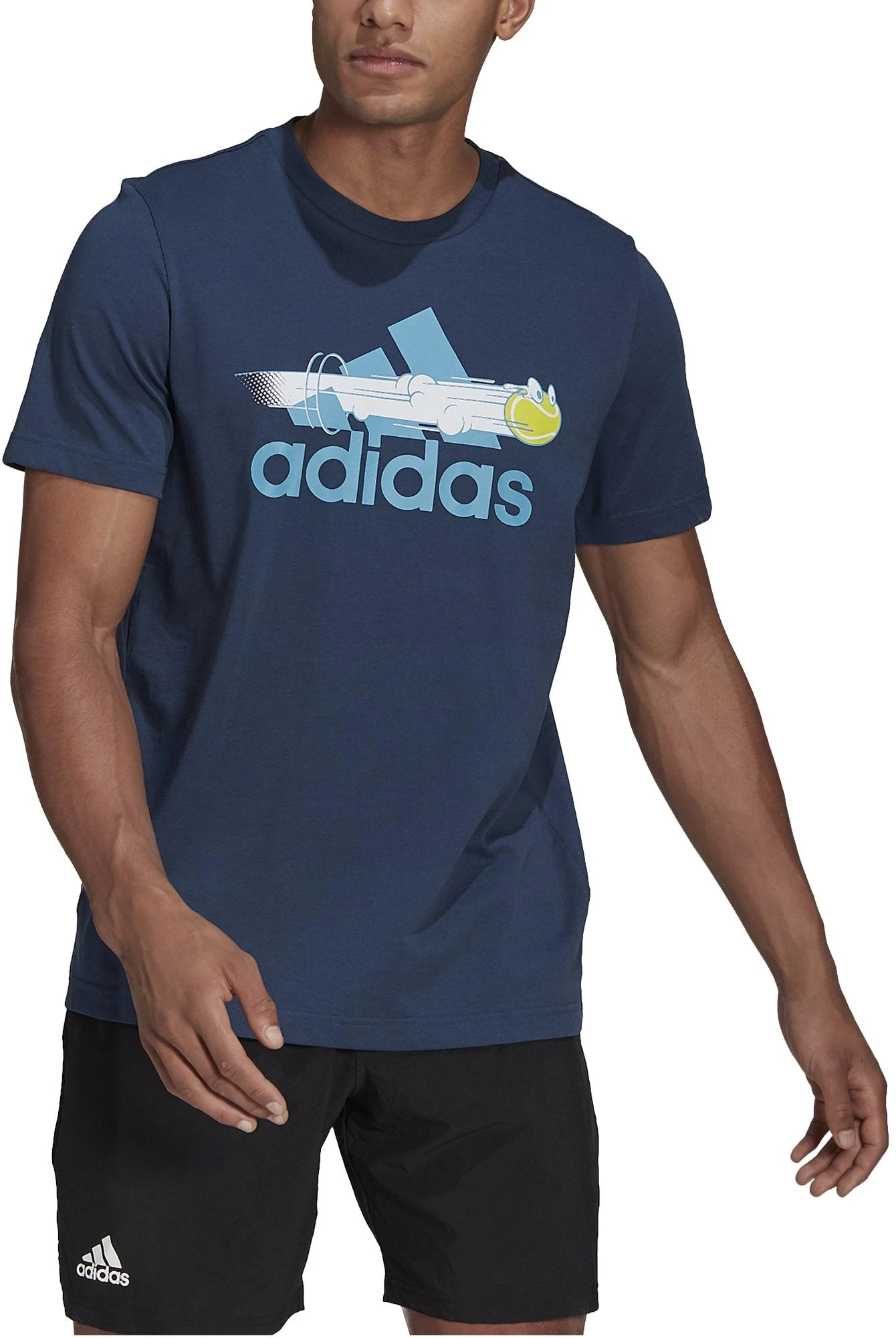 Adidas Marškinėliai Vyrams M Ss Cat Tee Mėlyna GN8059