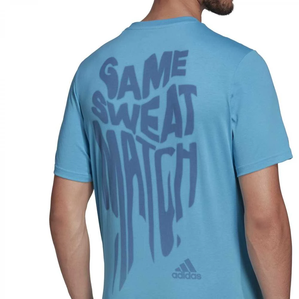 Adidas Marškinėliai Vyrams M Ten Game G Tee Mėlyna HC1648