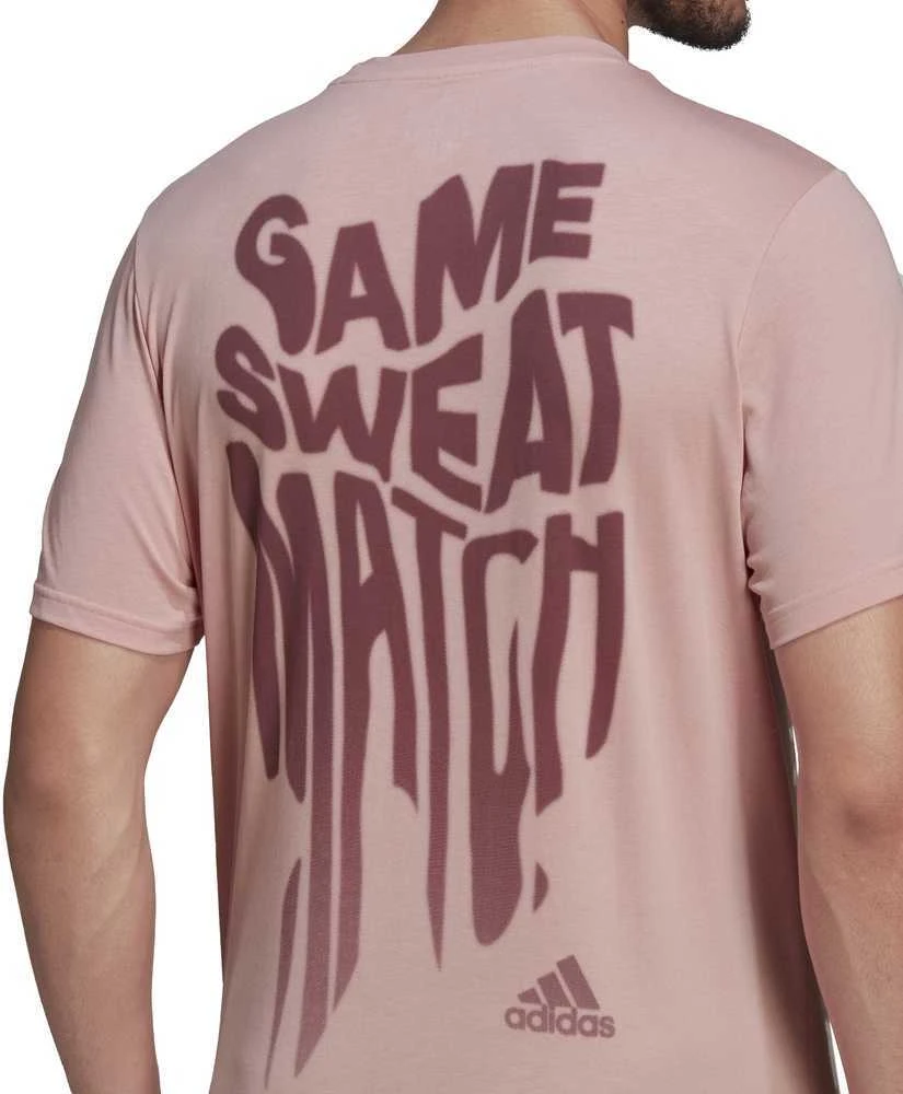 Adidas Marškinėliai Vyrams M Ten Game G Tee Rožinė HA0963