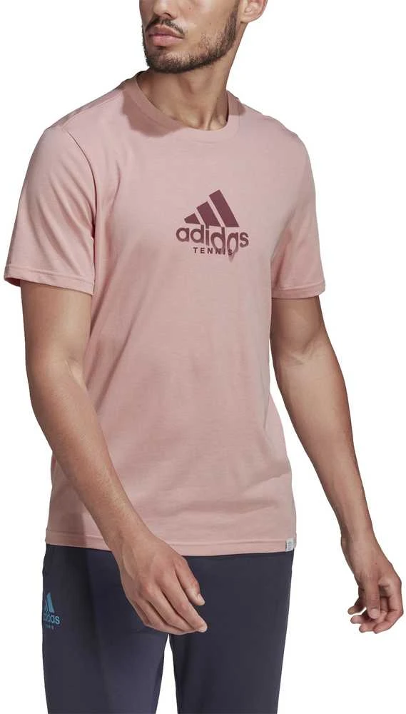 Adidas Marškinėliai Vyrams M Ten Game G Tee Rožinė HA0963