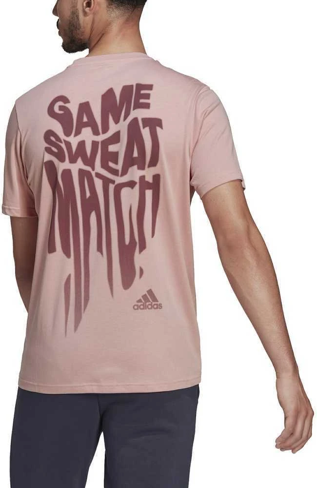 Adidas Marškinėliai Vyrams M Ten Game G Tee Rožinė HA0963