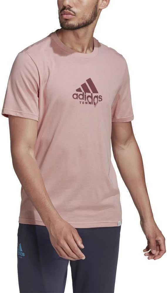 Adidas Marškinėliai Vyrams M Ten Game G Tee Rožinė HA0963