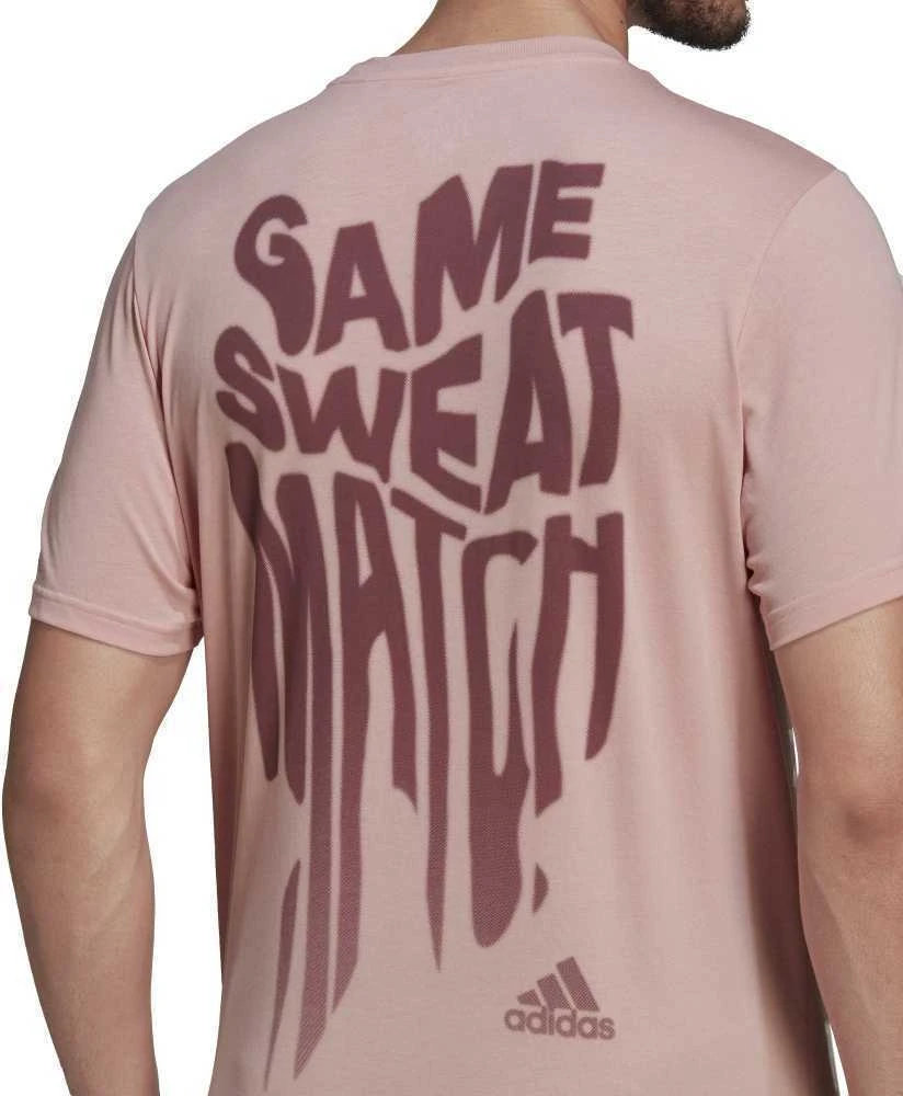 Adidas Marškinėliai Vyrams M Ten Game G Tee Rožinė HA0963