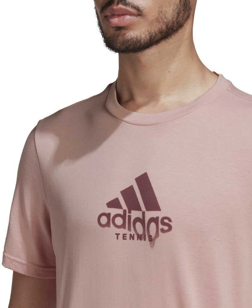 Adidas Marškinėliai Vyrams M Ten Game G Tee Rožinė HA0963
