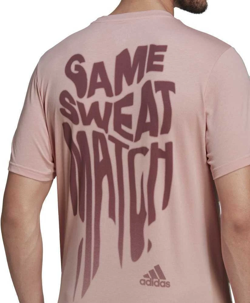 Adidas Marškinėliai Vyrams M Ten Game G Tee Rožinė HA0963