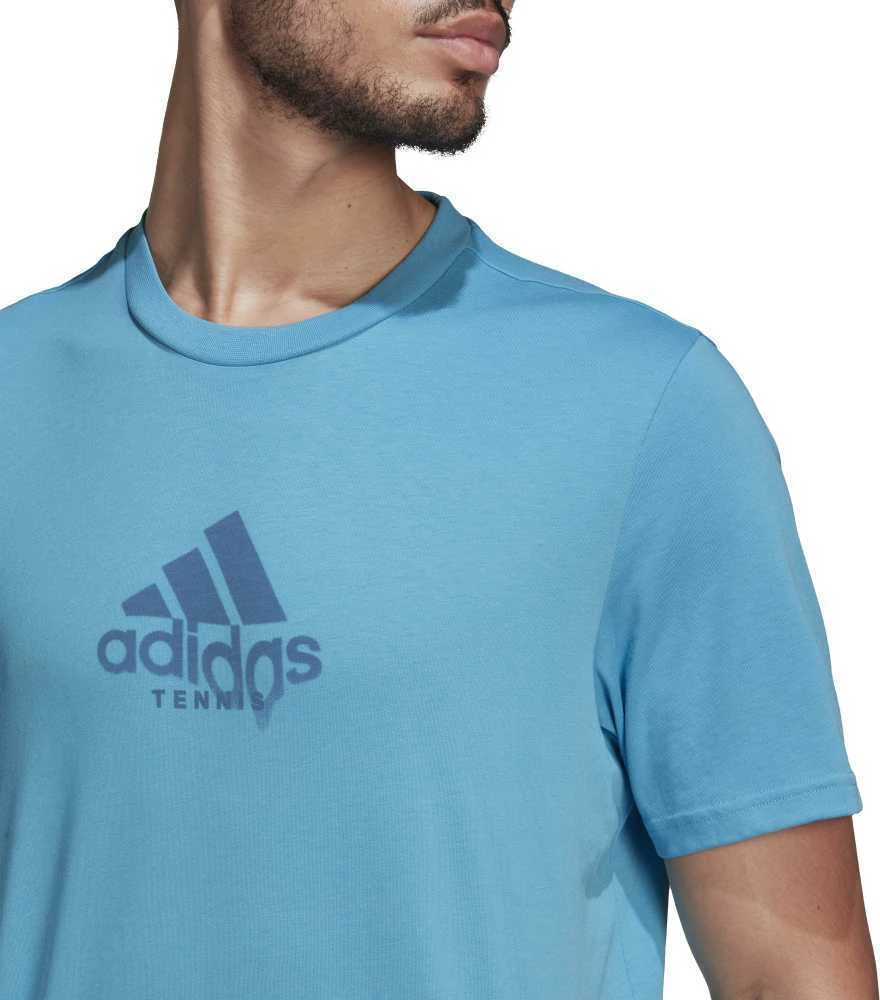 Adidas Marškinėliai Vyrams M Ten Game G Tee Mėlyna HC1648