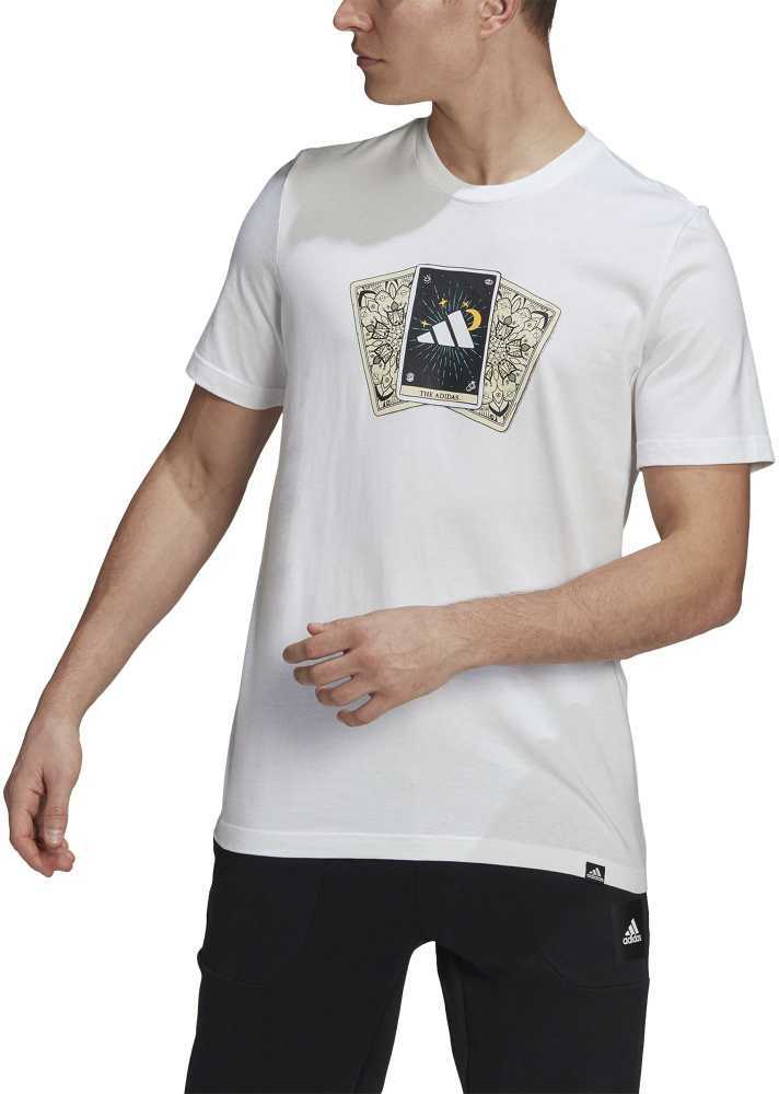 Adidas Marškinėliai Vyrams Tarot Bos M Baltas | Varle.lt