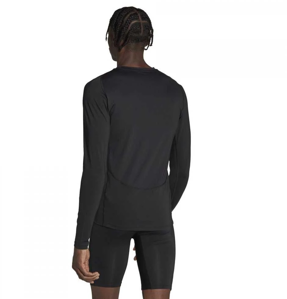 Adidas Marškinėliai Vyrams Techfit Aeroready Long Juodas HP0626