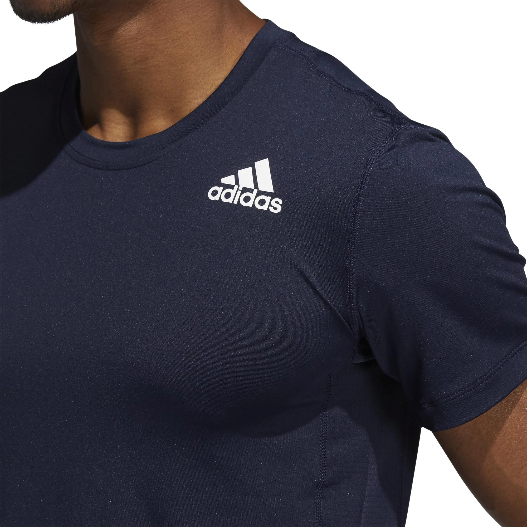 Adidas Marškinėliai Vyrams Tf Ss Mėlyna