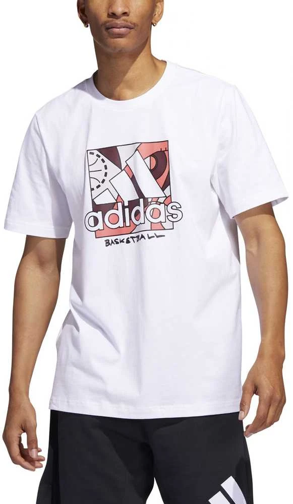 Adidas Marškinėliai Vyrams Univ Bos Baltas HC6911
