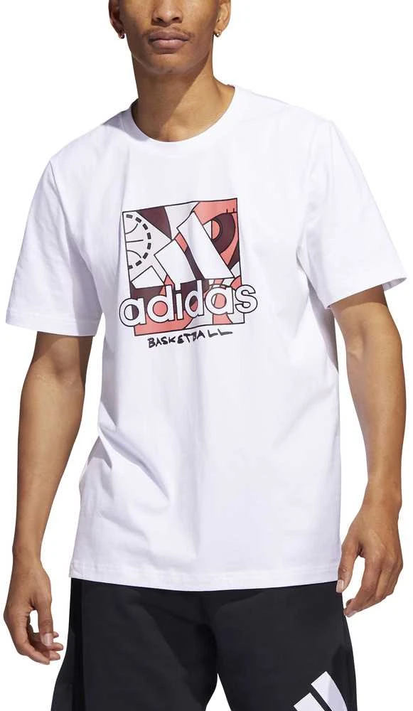 Adidas Marškinėliai Vyrams Univ Bos Baltas HC6911