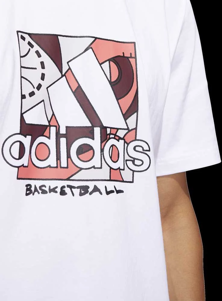 Adidas Marškinėliai Vyrams Univ Bos Baltas HC6911