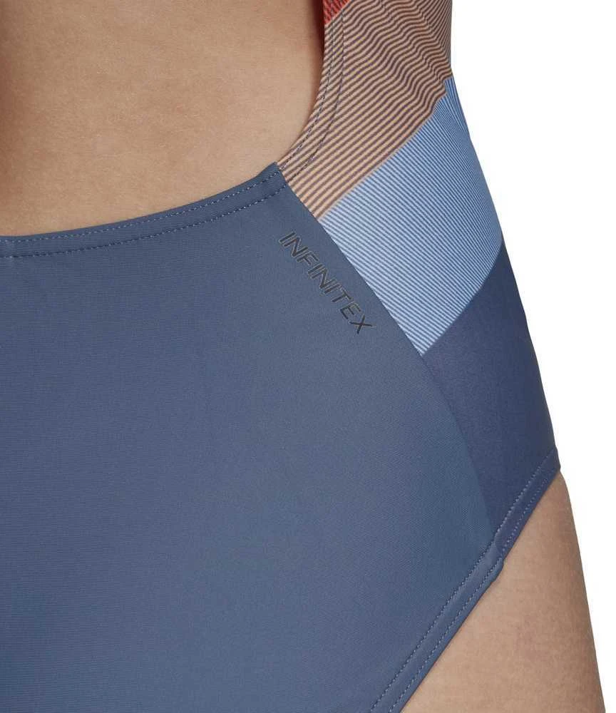 Adidas Maudymosi Kostiumėlis Fit 1Pc Lin Mėlyna DY5892