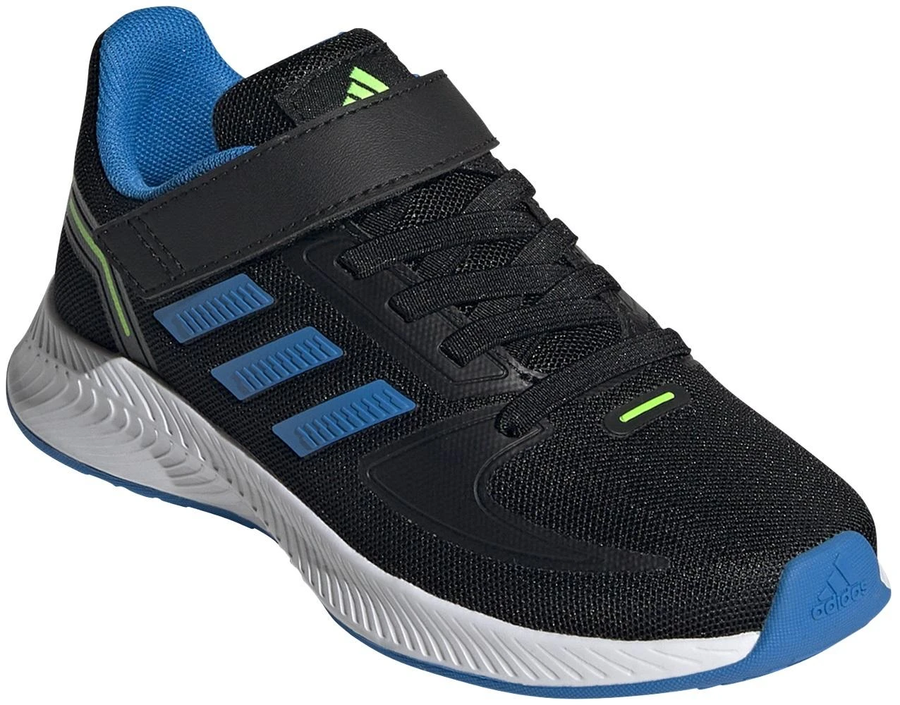 Adidas Avalynė Paaugliams Runfalcon 2.0 El K Juodas Mėlyna GV7752