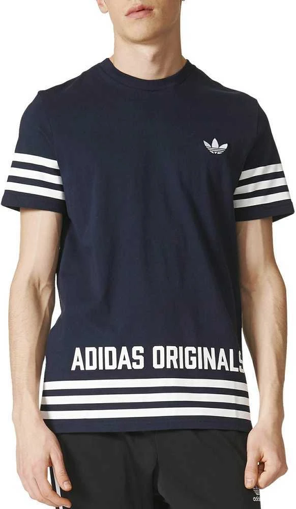 Adidas Originals Marškinėliai STREET GRP TEE Mėlyna AZ1139