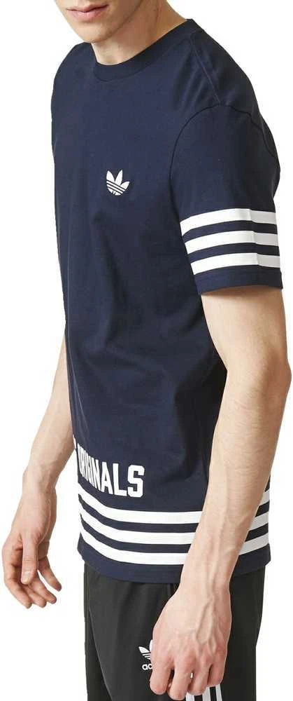 Adidas Originals Marškinėliai STREET GRP TEE Mėlyna AZ1139