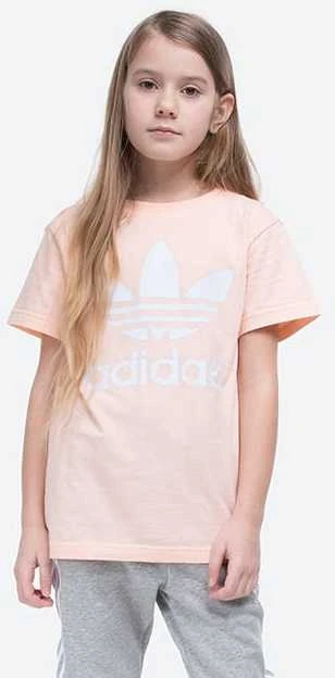 Adidas Originals Palaidinė Mergaitėms Trefoil Tee Haze Coral GD2681