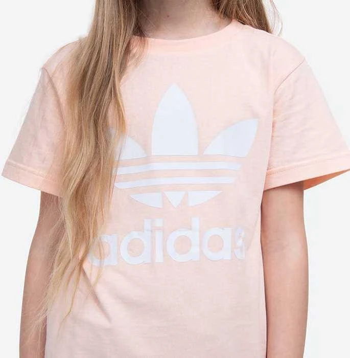 Adidas Originals Palaidinė Mergaitėms Trefoil Tee Haze Coral GD2681
