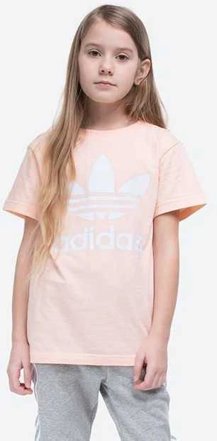 Adidas Originals Palaidinė Mergaitėms Trefoil Tee Haze Coral GD2681