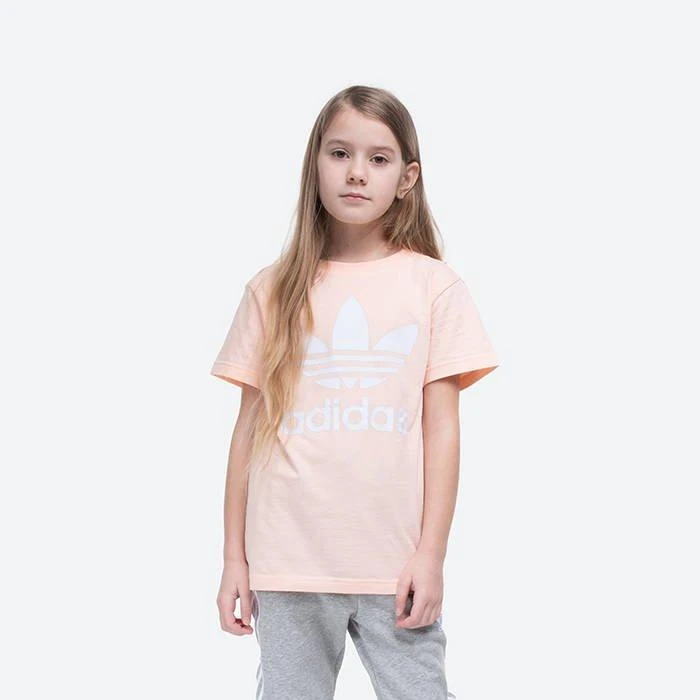 Adidas Originals Palaidinė Mergaitėms Trefoil Tee Haze Coral GD2681