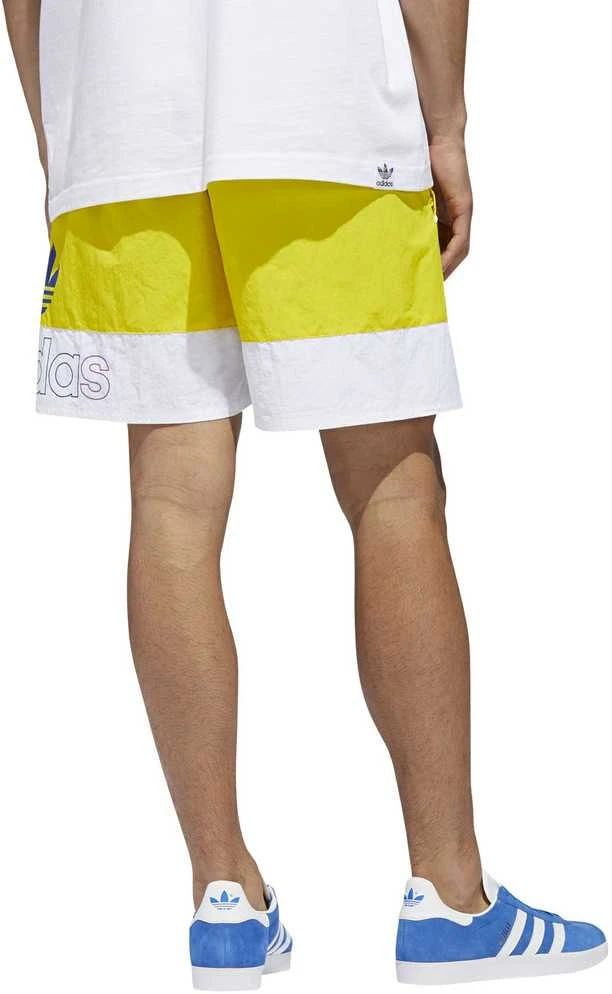 Adidas Originals Šortai Vyrams Freestyle Shorts Geltona Baltas