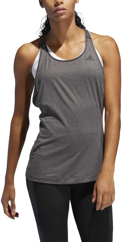 Adidas Palaidinė 3 Stripe Tank Juodas DU3459