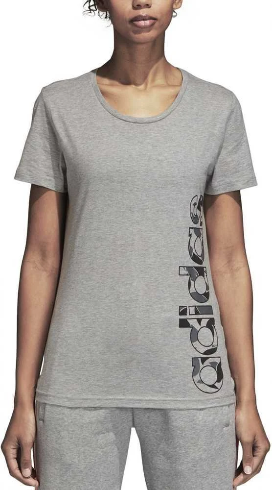 Adidas Palaidinė AOP Linear Tee Pilkas Heather DJ1600