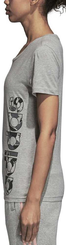 Adidas Palaidinė AOP Linear Tee Pilkas Heather DJ1600