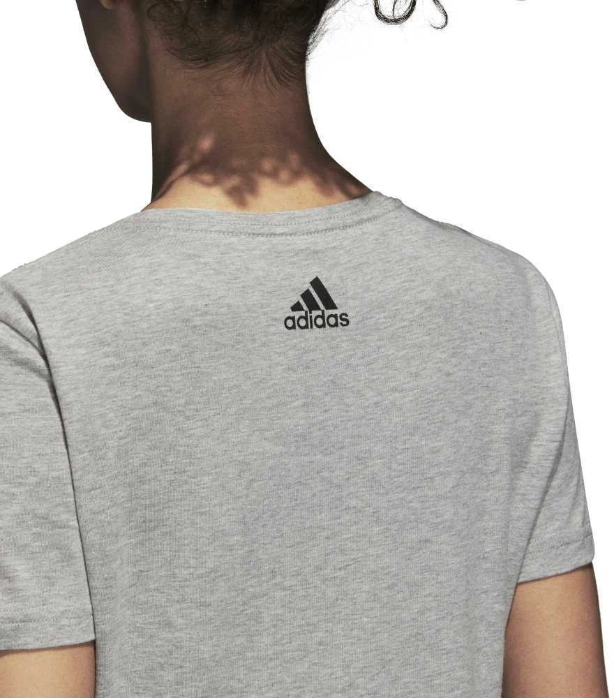 Adidas Palaidinė AOP Linear Tee Pilkas Heather DJ1600