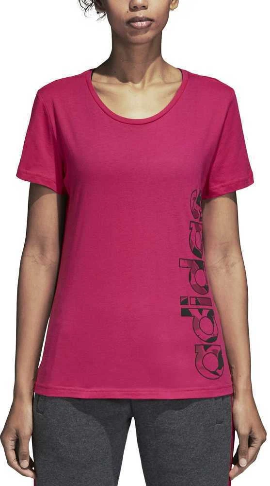 Adidas Palaidinė Aop Linear Tee Real Magenta DJ1626