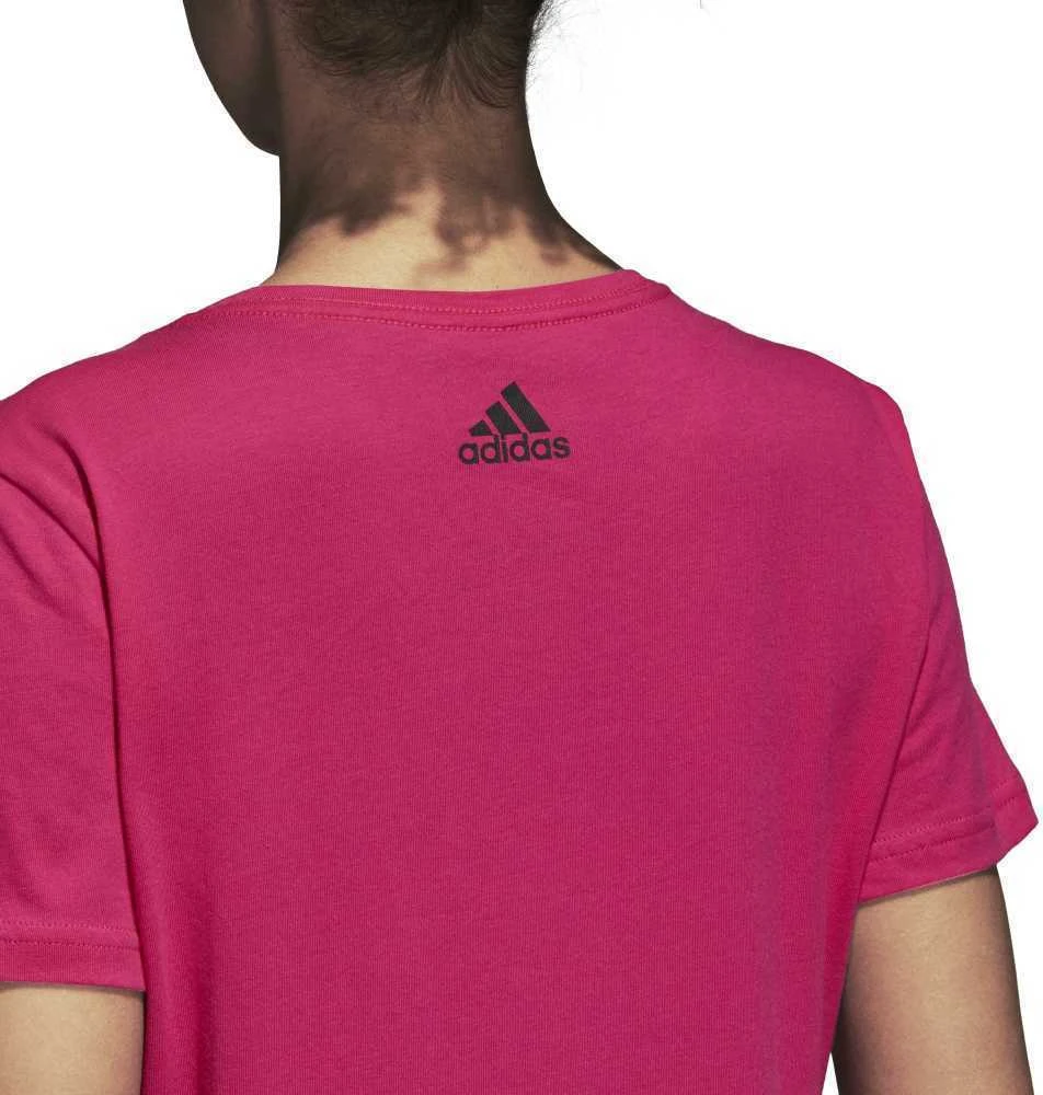 Adidas Palaidinė Aop Linear Tee Real Magenta DJ1626