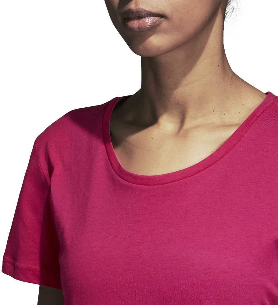 Adidas Palaidinė Aop Linear Tee Real Magenta DJ1626