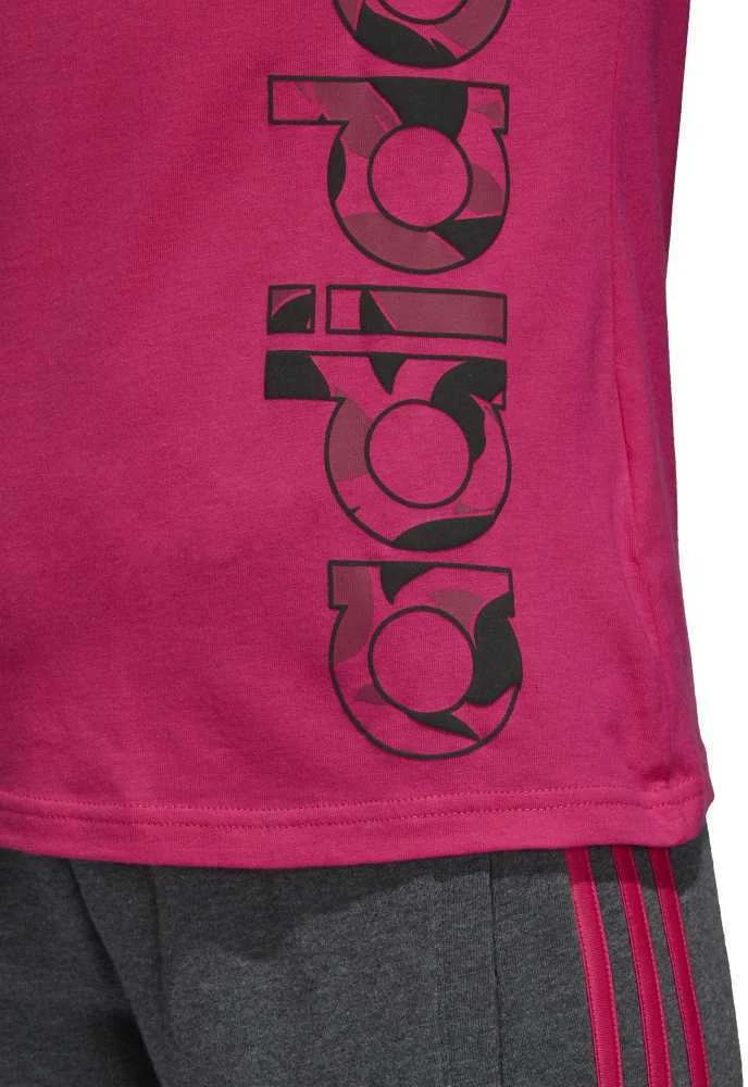 Adidas Palaidinė Aop Linear Tee Real Magenta DJ1626
